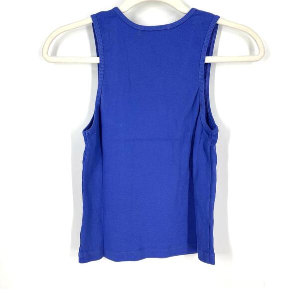 Daydreamer The Cure Flower Of Love Ribbed Tank Large Ultra Violet - Picture 2 of 5